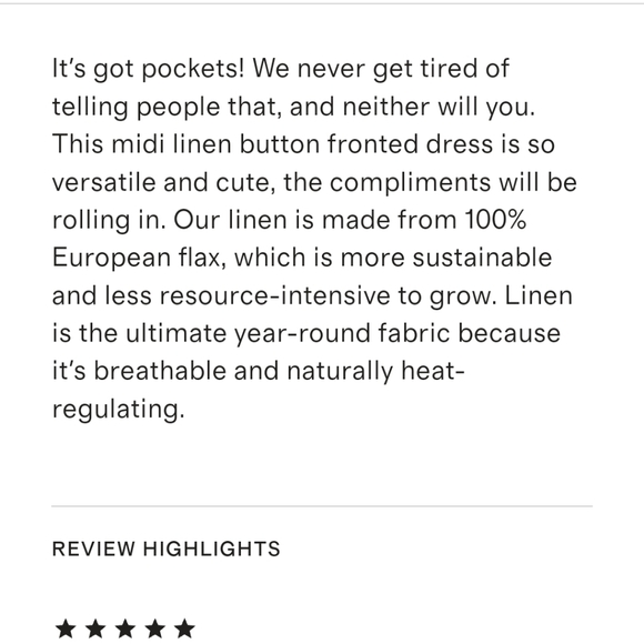 New Quince Linen Dress in Black - Picture 6 of 9